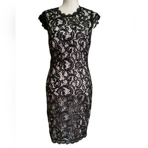 Elegant Black Lace Dress